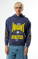 Nightlab Blue Washed Gym Hoodie