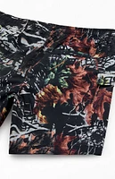 PacSun Leaf Camo Cargo 6.5" Swim Trunks