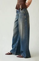 Pacsun Sloane Ultra Baggy Jeans Dark Blue Tint