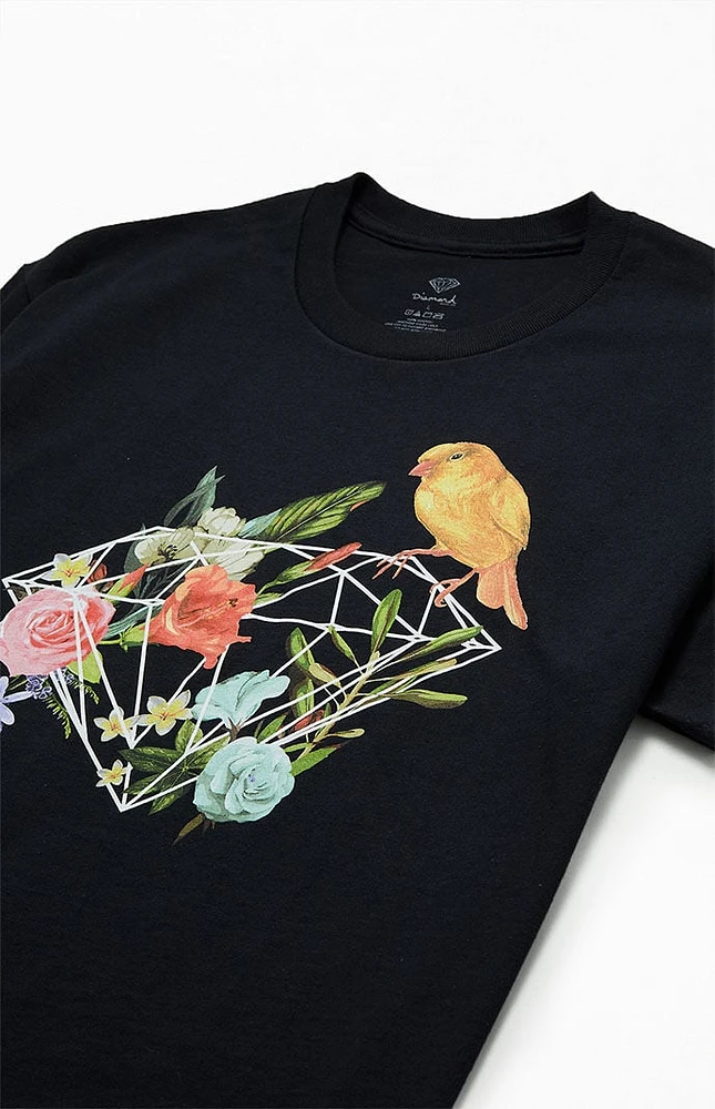 Diamond Supply Co Canary Flowers T-Shirt