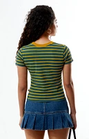 Daisy Street Paul Frank Striped T-Shirt