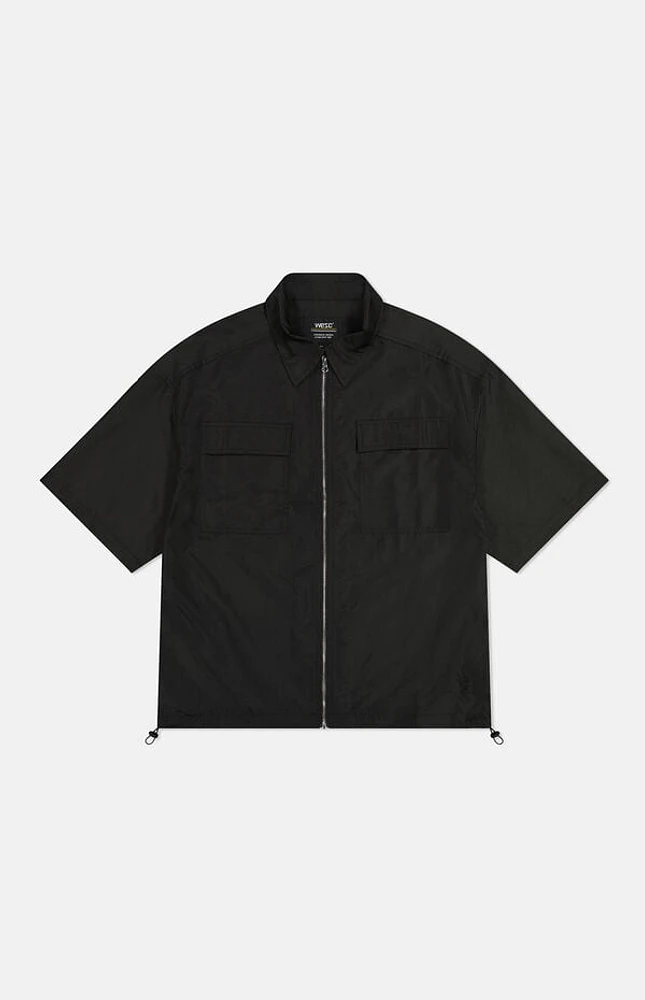 WeSC America Inc Black Open Wind Nylon Shirt