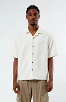 PacSun Textured Oversized Camp Shirt