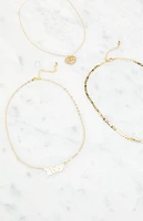 LA Hearts Baby Pendant Layered Necklace