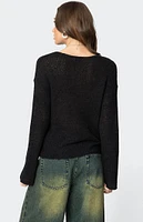 Edikted Drop Shoulder Light Knit Sweater