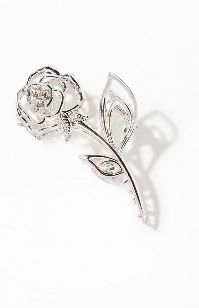LA Hearts Rose Metal Hair Claw Clip