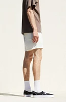 PacSun Cream Ribbed Shorts