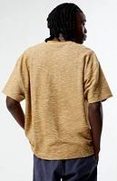 PacSun Brown & Tan Slub Stripe Oversized T-Shirt