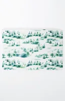 Snowy Trees Medium Welcome Mat