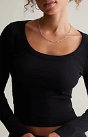 Serenity Scoop Long Sleeve Top