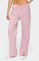 Edikted Laken Mixed Striped Pants