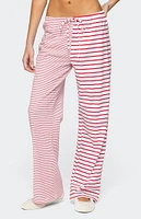 Edikted Laken Mixed Striped Pants