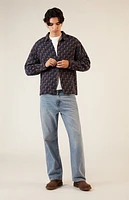 Pacsun Washed Cropped Camp Flannel Shirt