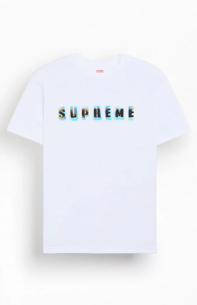 Supreme White Stencil T-Shirt
