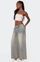 Edikted Super Baggy Wide Leg Jeans