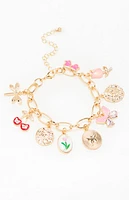LA Hearts Anya Charm Bracelet