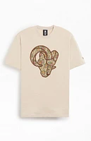 New Era LA Rams Floral Embroidered T-Shirt