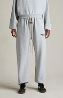 Fear of God Essentials Women's Light Heather Grey Fleece Sweatpants