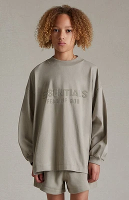 Kids Fear of God Essentials Seal Long Sleeve T-Shirt