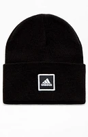 adidas Black Wide Cuff Beanie