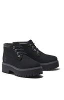 Timberland Women's Black Stone Street Mid Lace-Up Waterproof Boots