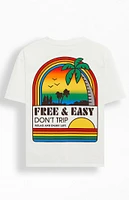 Free & Easy Sunset Rainbow T-Shirt