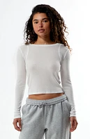 Est. PAC 1980 Ribbed Crew Neck Long Sleeve Top