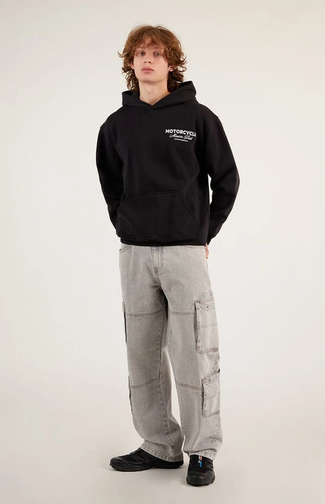 Pacsun Dylan Baggy Cargo Jeans Gray