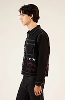 PacSun Black California Cowboy Gas Jacket