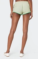 Edikted Contrast Stripe Boxer Shorts