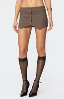 Edikted Ellis Buttoned Up Mini Skort