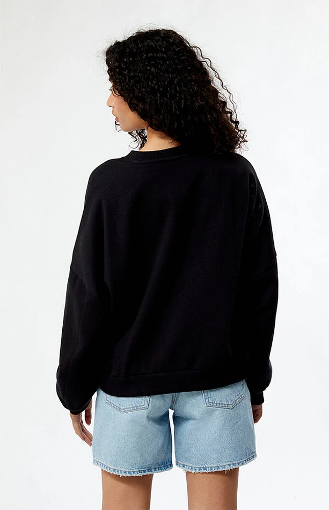 Luna View Loose Crew Neck Sweatshirt