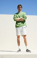 PacSun Stripe Textured Linen Shorts