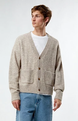 PacSun Tan Heathered Cardigan