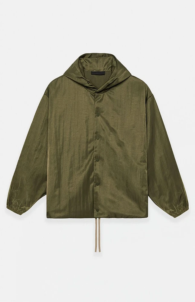 Fear of God Essentials Military Textured Nylon Hooded Jacket