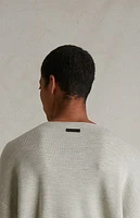 Fear of God Essentials Heather Stone Merino Wool Crew Neck Sweater