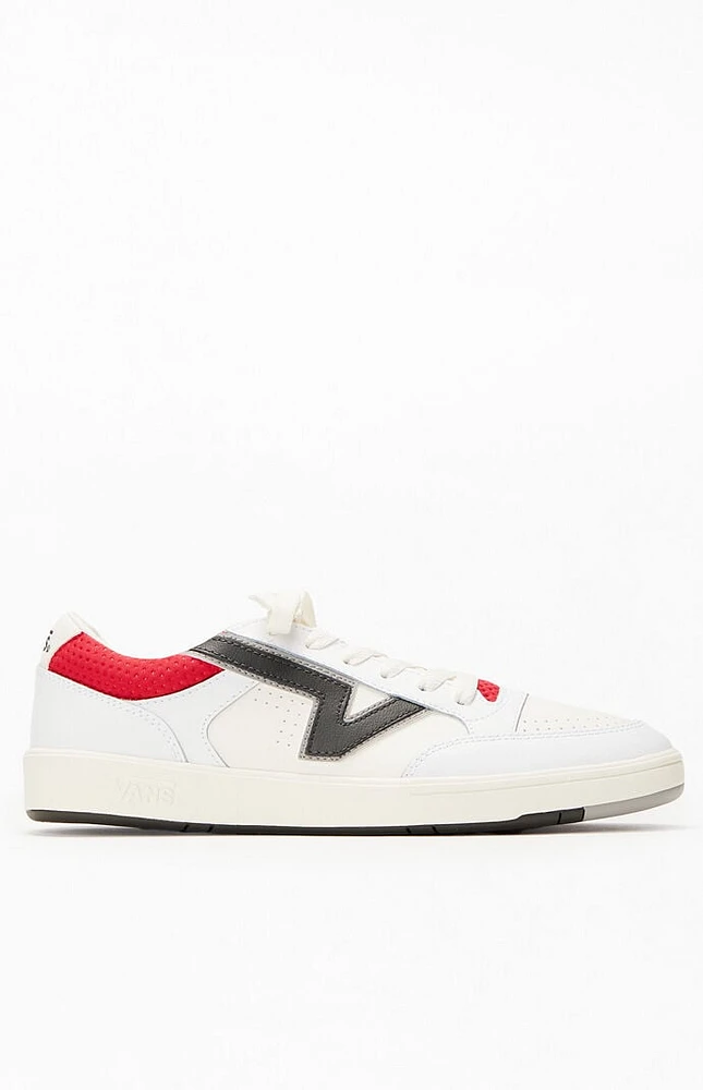 Red & White Leather Lowland CC Shoes