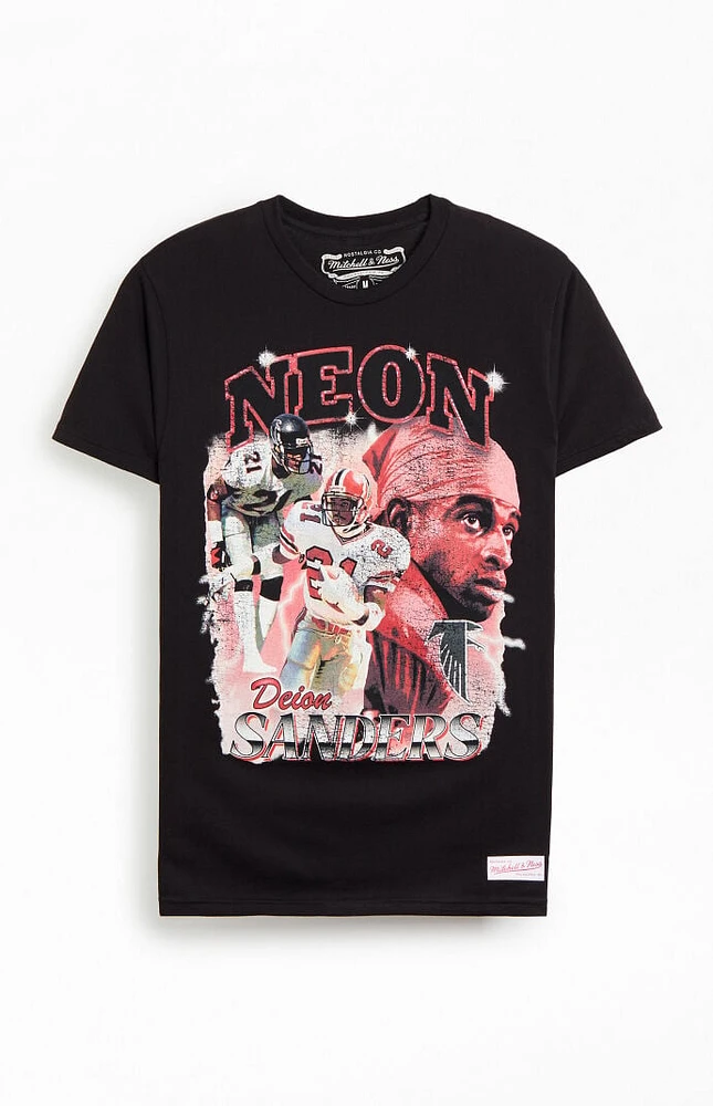 Mitchell & Ness Neon Deion Sanders T-Shirt