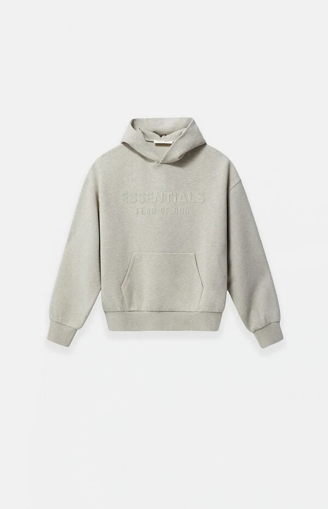 Fear of God Essentials Kids Heather Stone Fleece Hoodie