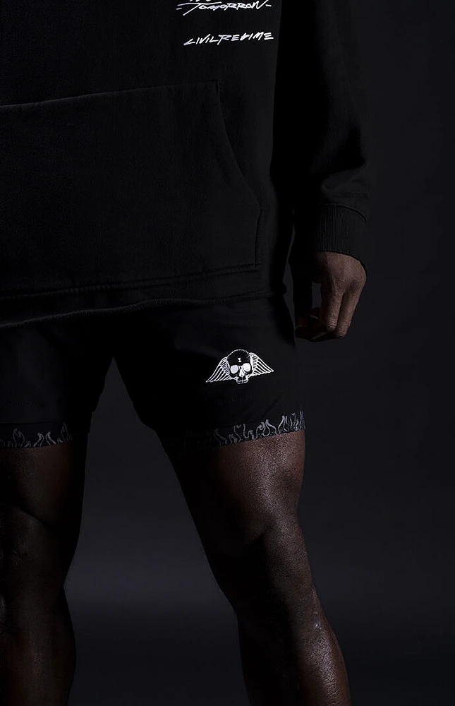 Civil x No Tomorrow Active Pressure Compression Shorts