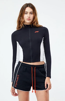 Formula 1 x PacSun Racer Zip Up Long Sleeve Top