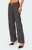 Nyah Sequin Loose Fit Jeans