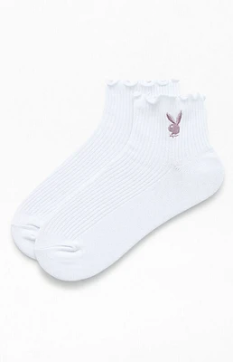 Playboy By PacSun Bunny Ruffle Socks