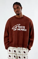 PacSun A Taste Of Heaven Cropped Sweater