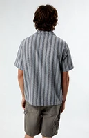 PacSun Weave Stripe Camp Shirt