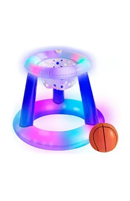 PoolCandy Illuminated Floating LED Basketball Set