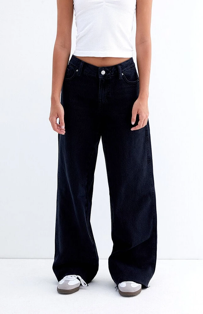 PacSun Casey Black Low Rise Baggy Jeans