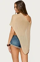 Edikted Azalia Asymmetric Knit Top