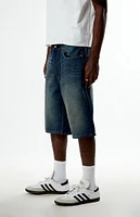 Levi's Dark Indigo 469 Loose Fit Denim Shorts