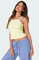 Edikted Ramira Contrast Tank Top
